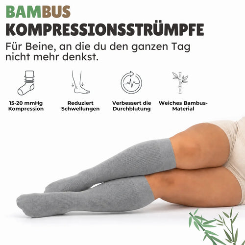 Premium Bambus Kompressionsstrümpfe