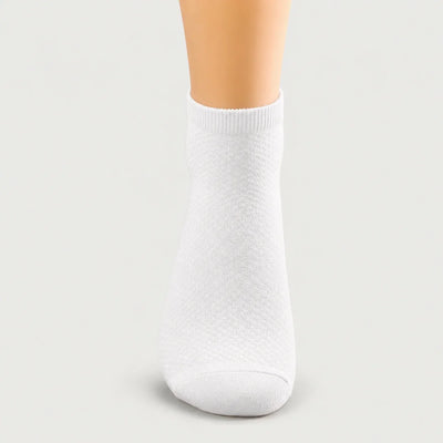 Bambus Sneaker Socken Weiß ultraweich geruchsfrei – NoMoreCramp