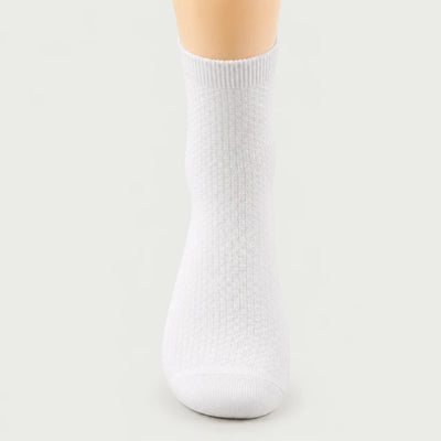 Bambus Crew Socken Weiß geruchsfrei ultraweich – NoMoreCramp
